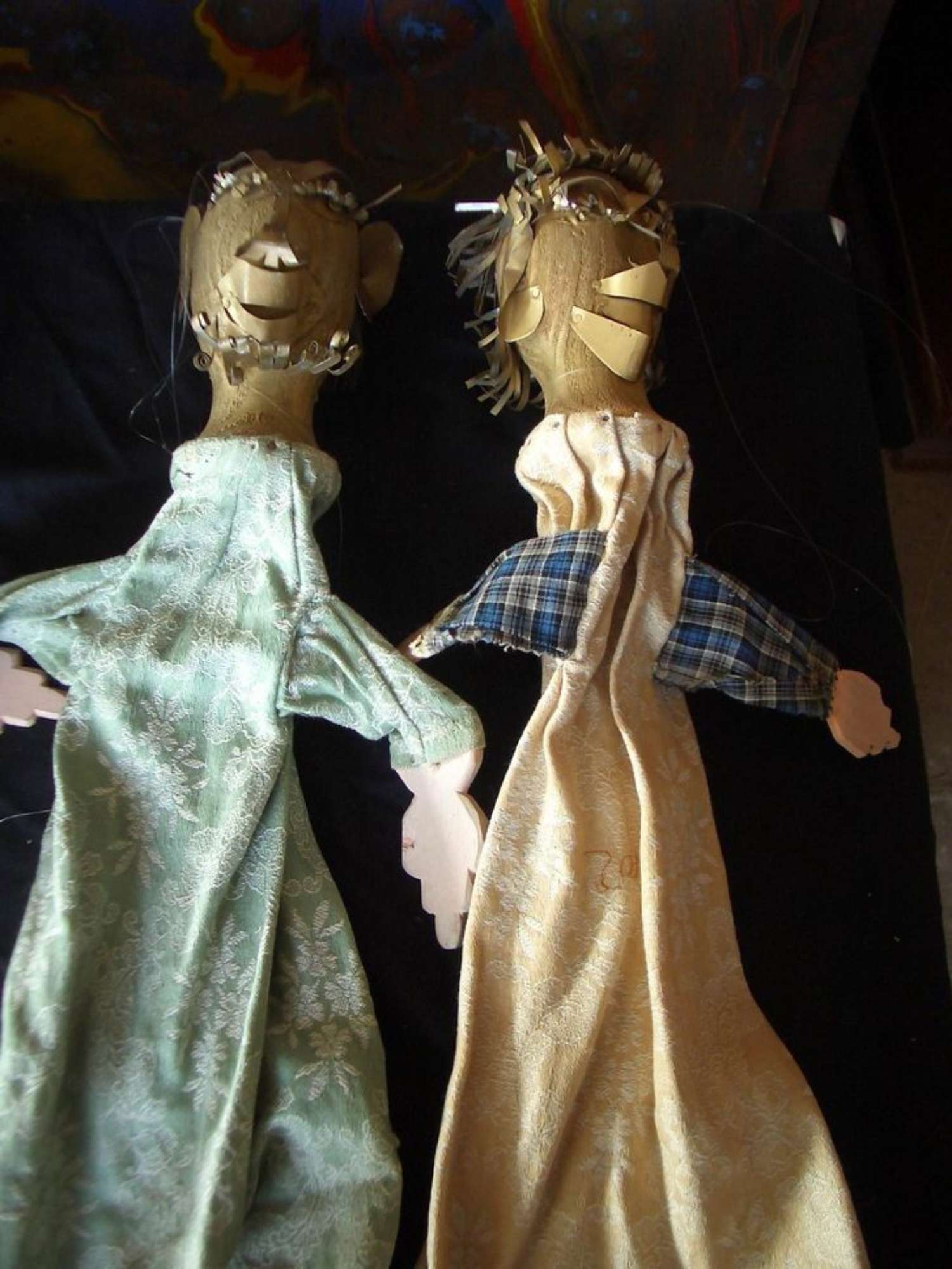 Particolare del nucleo Pace di Aristofane prima del restauro